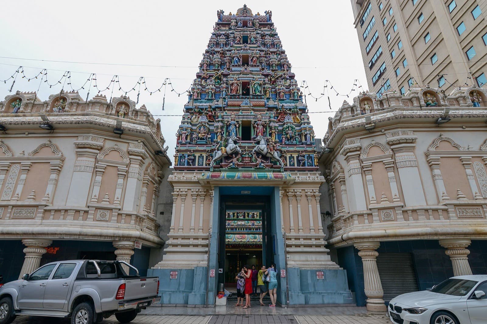 The gopuram of Sri Mahamariamman Temple, Kuala Lumpur